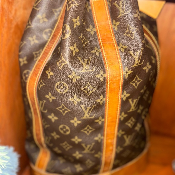 Authentic VINTAGE Louis Vuitton Randonnee GM Monogram Backpack Bag & pouch💎 - Picture 6 of 12